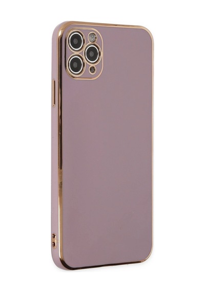 Newface - 512 - İphone 11 Pro Max Kılıf Volet Silikon - Metemıx - - Mor