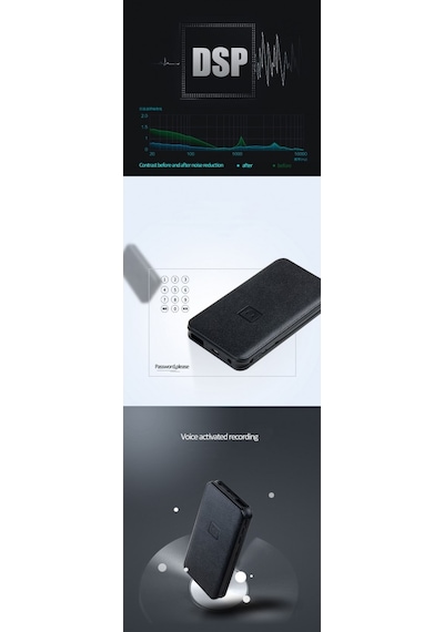 Kingline Mıknatıslı Powerbank Ses Kayıt Cihazı