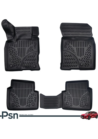 Ford Kuga 3 2020- Ile Uyumlu - Araca Özel Paspas