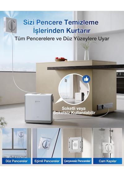 Ecovacs Wınbot W2 Pro Omni Cam Temizleme Robotu, 6'sı 1 Arada Çok Fonksiyonlu İstasyon, Çalışma Sırasında Şarj Desteği, 3 Nozullu Püskürtme Sistemi, 12 Katmanlı Güvenlik Koruması, Akıllı Rota Planlama Açık Gri Ecovacs Wınbot W2 Pro Omni Cam Temizleme Robotu, 6'sı 1 Arada Çok Fonksiyonlu İstasyon, Çalışma Sırasında Şarj Desteği, 3 Nozullu Püskürtme Sistemi, 12 Katmanlı Güvenlik Koruması, Akıllı Rota Planlama Açık Gri