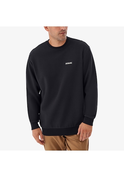 Columbia Cs0382 Csc Gem Label Crewneck Erkek Siyah Sweatshirt Düz Cs0382010