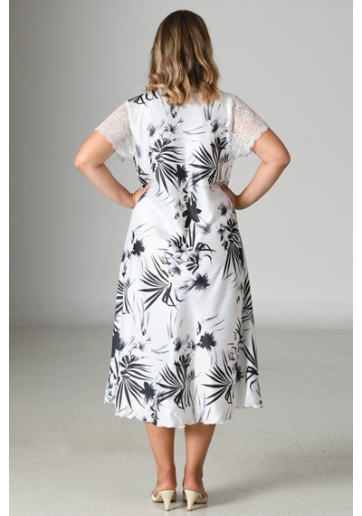 Yake Store Saten - Xl Tunık - Whıte