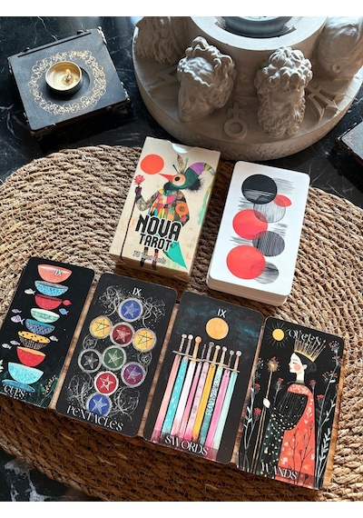 Nova Tarot Destesi 78 Kart - Arındırma Kesesi Hediyeli