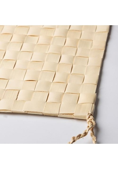 Ikea Mävınn Amerikan Servis, Palmiye Yaprağı, 44x34 Cm, El Yapımı Çok Renkli