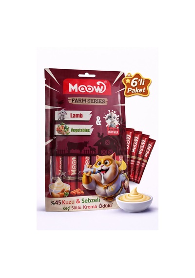 Kuzu Etli, Sebzeli Ve Keçi Sütlü Kedi A Ödülü 6x12 Gr