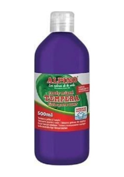 Alpino Tempera Suluboya 250 Ml Mor Karışık