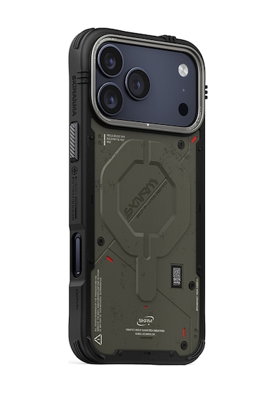 Apple Uyumlu iPhone 17 Pro Max Kılıf M-safe Şarj Özellikli Airbag Tasarımlı Skinarma Vigor Kapak Haki Haki
