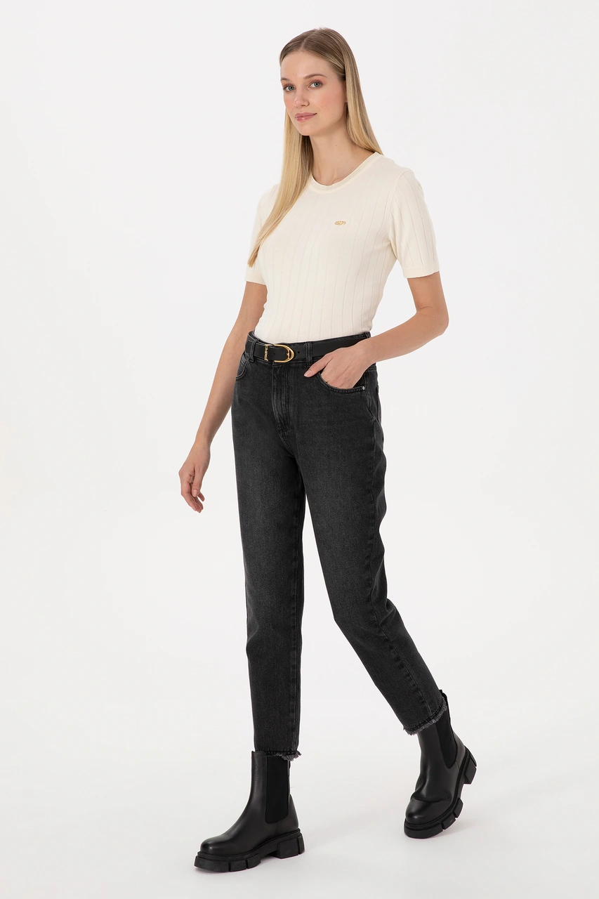 U.S. Polo Assn. U.s. Polo Assn. Kadın Siyah Pantolon Jean 50316576-dn0027