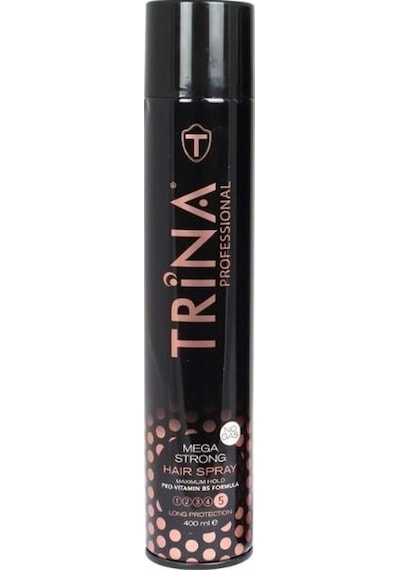 Trina Professional Mega Strong Gazsız Saç Spreyi 400 ML