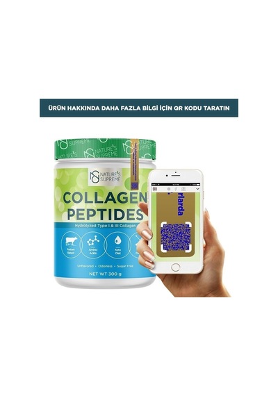 Collagen Kolajen Peptides Powder 300 Gr Aromasız
