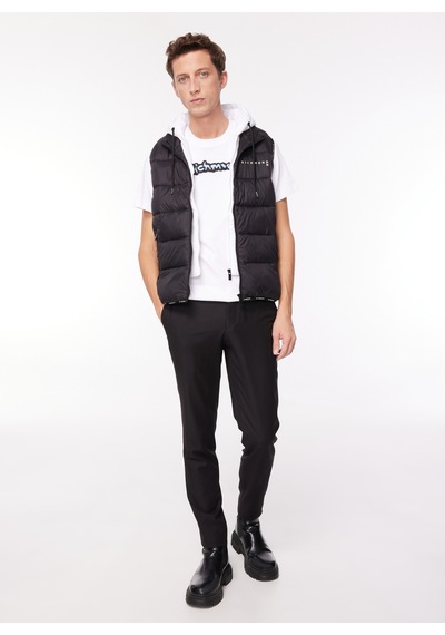 John Richmond Bisiklet Yaka Beyaz Erkek T-shirt Uma23002ts