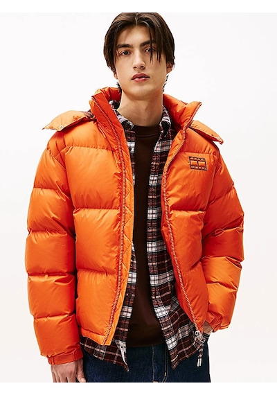Tommy Hilfiger Tjm Alaska Down Puffer Ext Erkek Turuncu Mont - Dm0dm22036 Turuncu