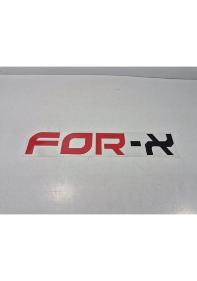 For-x Sticker - For-x Araba Camı Sticker - 4.5cm X 25cm - For-x Arma Sticker