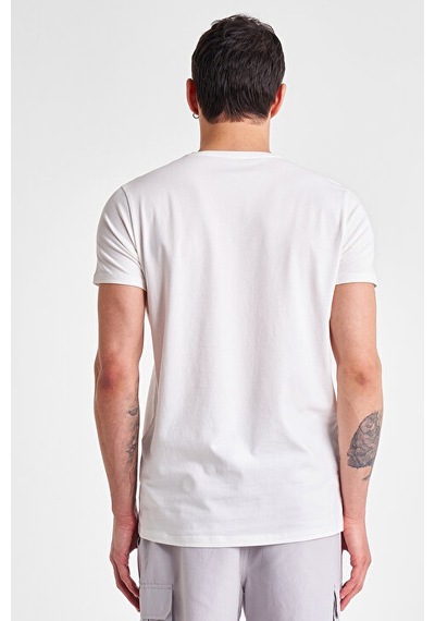 Lescon Erkek Kısa Kollu T-shirt 25s-1225-25y Beyaz