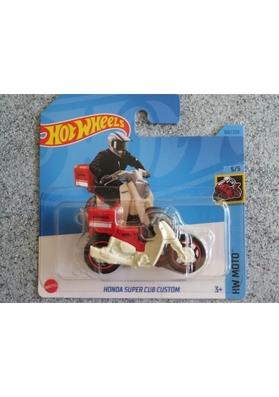 Hot Wheels H3h 160 Honda Super Cub Custom Bike Red 2023 160/250 C
