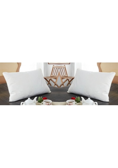 Komfort Home %15 Gıdık Kaz Tüyü Yastık 2 Adet Beyaz 50 x 70 CM