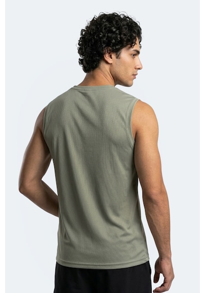 Slazenger Hazzar I Erkek Kolsuz Haki Tişört