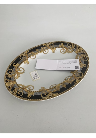 Versace Prestige Gala Oval Porselen Servis Tabağı 34 Cm 19325-403637-12734