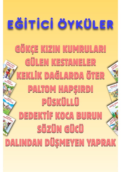 Kutu Eğitici Öyküler 8 Kitap
