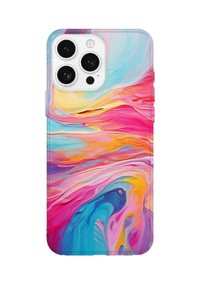 İphone 13 Pro Max Uyumlu Baskılı Şeffaf Telefon Kılıfı Koleksiyon: Pastelbloom Soft Series 9