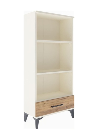 Arges Dolap 3 Raflı Tek Çekmeceli 60x30x134 Aytaşı-çam Aytaşı