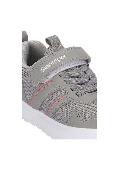 Slazenger Freedom I Kız Çocuk Cırt Cırtlı Gri / Pembe Günlük Spor Ayakkabısı Gri - Pembe