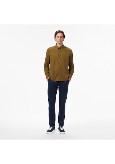 Nautica Erkek Yeşil Classic Fit Gömlek Düz W57232t Yeşil