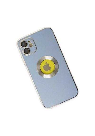 Apple Uyumlu iPhone 12 Kılıf Store Silikon - Sierra Blue 0.2M-Çok Renkli