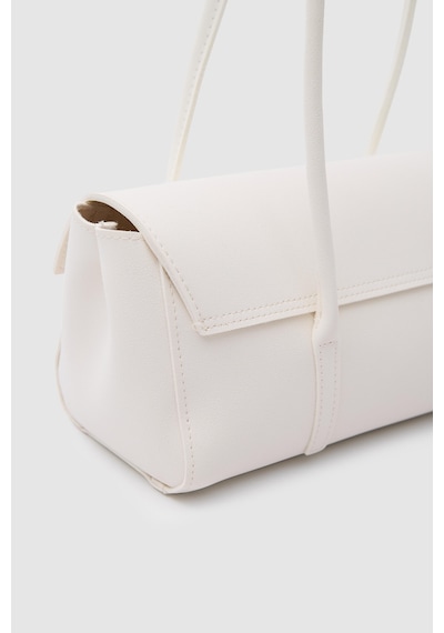 Shule Bags Mari Vintage Baget Çanta Krem