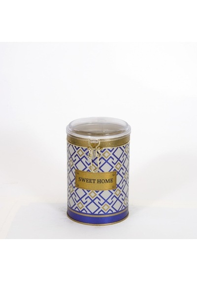 Ef112-a9 Turkish White Blue Swt Home Desenli Baharatlık 1 Lt Çok Renkli
