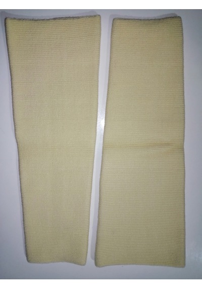 Abarta Uzun Yün Dizlik Krem Rengi 2 Adet 1 Çift 2beden 50-58cm -uzunluk:44,5cm