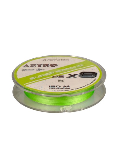 Remixon Astro 8x 150m Chartreuse İp Misina 0.22 Mm / 27lb-12.3 Kg 0.22 Mm / 27lb-12.3 Kg