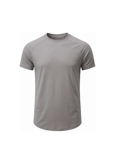 Genius Store 2'li Paket Erkek Spor Tişört Pamuklu Esnek Günlük Kullanıma Uygun Premium Rahat Kalıpt-shirt Lacivert-gri
