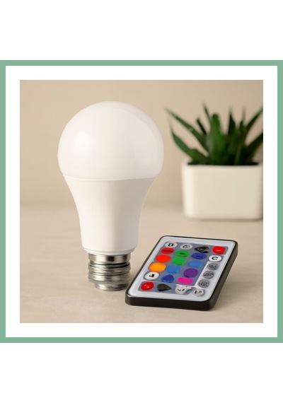 Bşkvirgo Kumandalı Rgb E27 Led Ampul 9w - 700 Lm, 15000 Saat Bsk2026 Lm, Saat