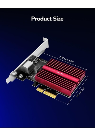 Pe10g Wol 10.000mbps Multi-gigabit Pcı Express Ethernet Ağ Kartı