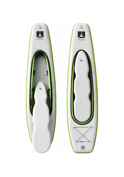 Kano Ve Paddle Board Seti İkisi Bir Arada Sup Board Şişme Kayak Yeşil