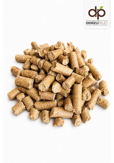 Denizli Pelet %100 Doğal Çam Pelet Kedi Kumu & Yakıt 30 Lt 15 Kg 8mm Kalın Taneli