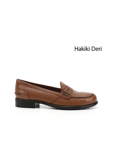 Gönderi(R) Gönderi R Kadın Taba Antik Hakiki Deri Loafer Ayakkabı Gdza61324138 Taba Antik