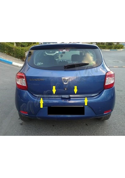 Dacia Sandero Krom Bagaj Alt Çıta 2012 Sonrası Paslanmaz Çelik N11.3636