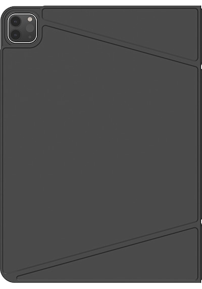 Apple Uyumlu iPad  Air 13 2025 M3 Kılıf Amazingthing Matte Pro Mag Folio Katlanabilir Magnetik Standlı Siyah