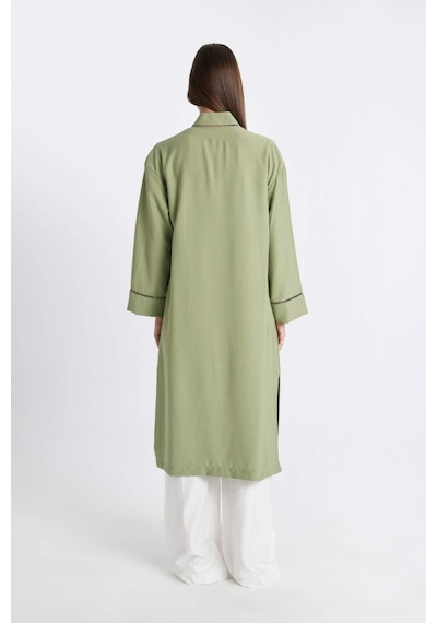 Defacto Relax Fit Hakim Yaka Kimono C9691AX24SMKH461 Haki