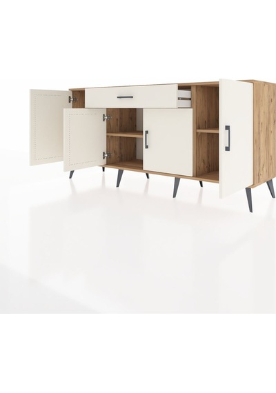 Hyperion Konsol 3 Raflı Tek Çekmeceli 4 Kapaklı 176x44x83 Çam-aytaşı Aytaşı Hyperion Konsol 3 Raflı Tek Çekmeceli 4 Kapaklı 176x44x83 Çam-aytaşı Aytaşı