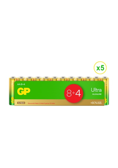 G-Tech Ultra Alkalin Kalem LR6 - AA Boy 1.5V Pil 60 Adet