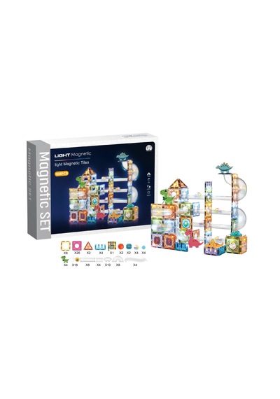 Magnetic Tiles Star Diamond Light Version 108 Parça / Ch1180