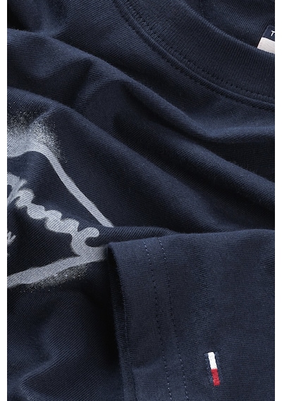 Tommy Jeans Erkek Tişört-dm0dm22553 Mavi