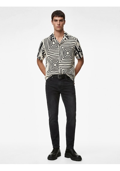 Koton Normal Bel Pamuklu Slim Fit Jean Pantolon - Brad Jean Siyah 6sam40291nd