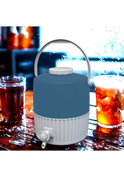 5 Lt Piknik Termos 1003 Super Picnic Cooler Jug Mavi