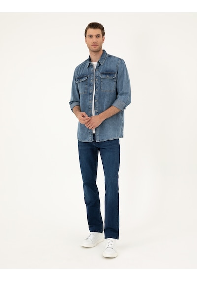 Pierre Cardin Erkek Koyu Mavi Ceket Denim 50288244-vr032 Koyu Mavi Pierre Cardin Erkek Koyu Mavi Ceket Denim 50288244-vr032 Koyu Mavi