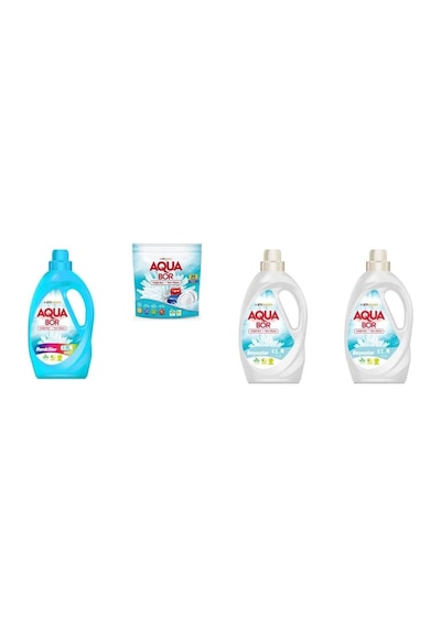 Aquabor Doğal Mineralli Sıvı Renkliler + Tablet + Sıvı Beyaz + Sıvı Beyaz 4 Lü Set 90947860