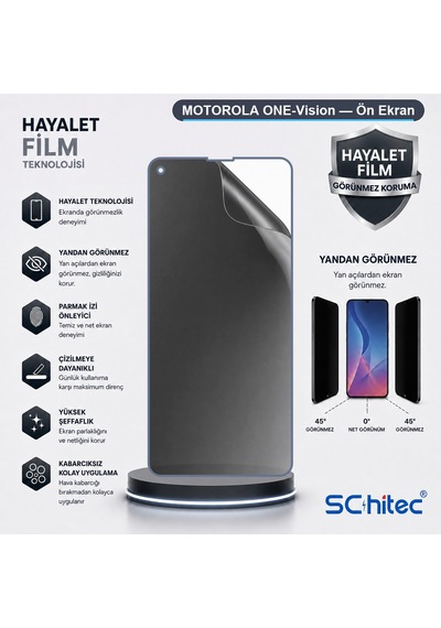 One-vision Uyumlu Ön Yüzey Hayalet Privacy Hidrojel Ekran Koruyucu 89341138